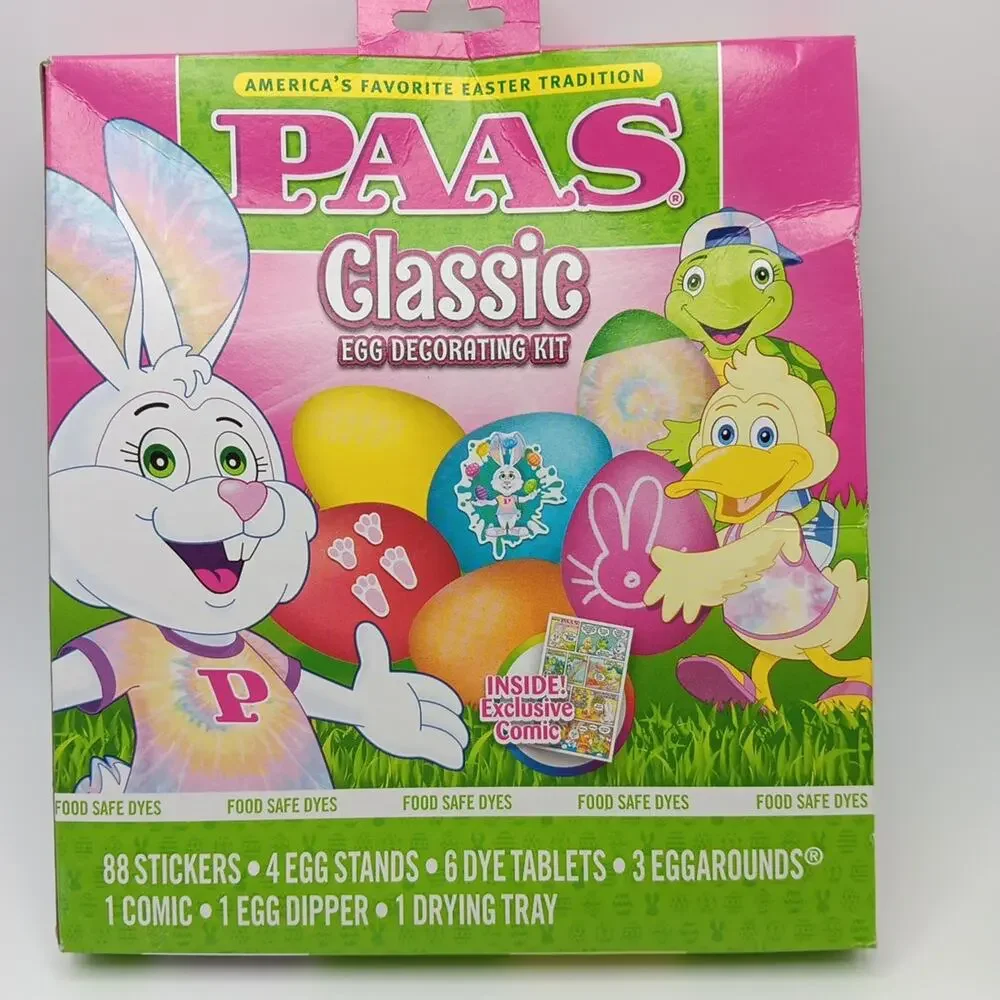 EASTER EGG DECORATING COLOUR 8 Boxes PAAS Dino & Classic, SCENTOS, Hatching NEW